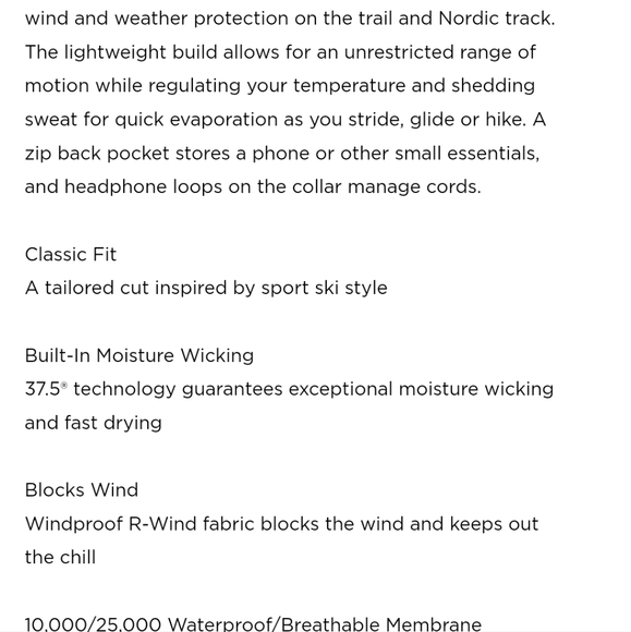 Rossignol Nordic Ski Jacket - Picture 4 of 6